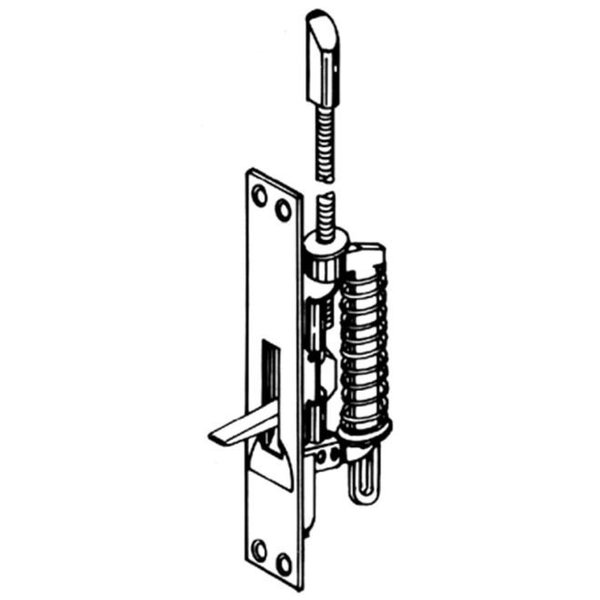 Trimco UL Semi-Automatic Flush Bolt for Metal Doors 3820.626/630